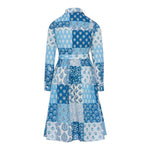 Saint Barth Abito Manica Lunga Stampa Fantasia per Bambina PIH0001 BLU SAINT BARTH 