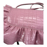 John Richmond Borsa Tinta Unita Lucida per Bambina RGP26170BO ROSA JOHN RICHMOND 