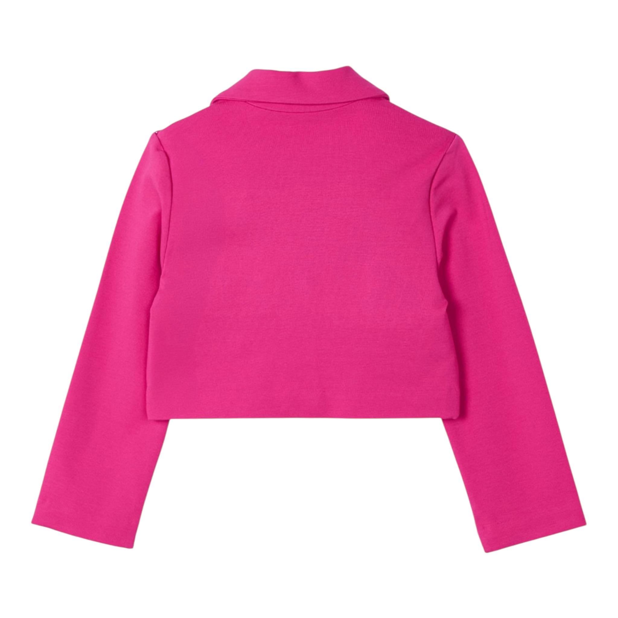 Mayoral Giacca tinta unita Modello Crop Fuxia per Bambina 3405X FUXIA MAYORAL 