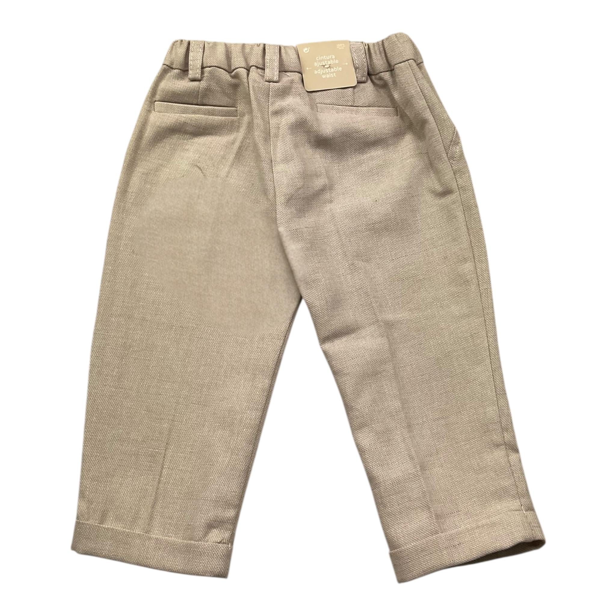 Mayoral Pantalone Tinta Unita con Girovita Regolabile per Neonato 1562X BEIGE MAYORAL 