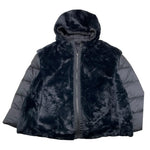 REFRIGUE giubbino reversibile tinta unita con cappuccio Nero per Bambina 2841O00003 NERO REFRIGUE 