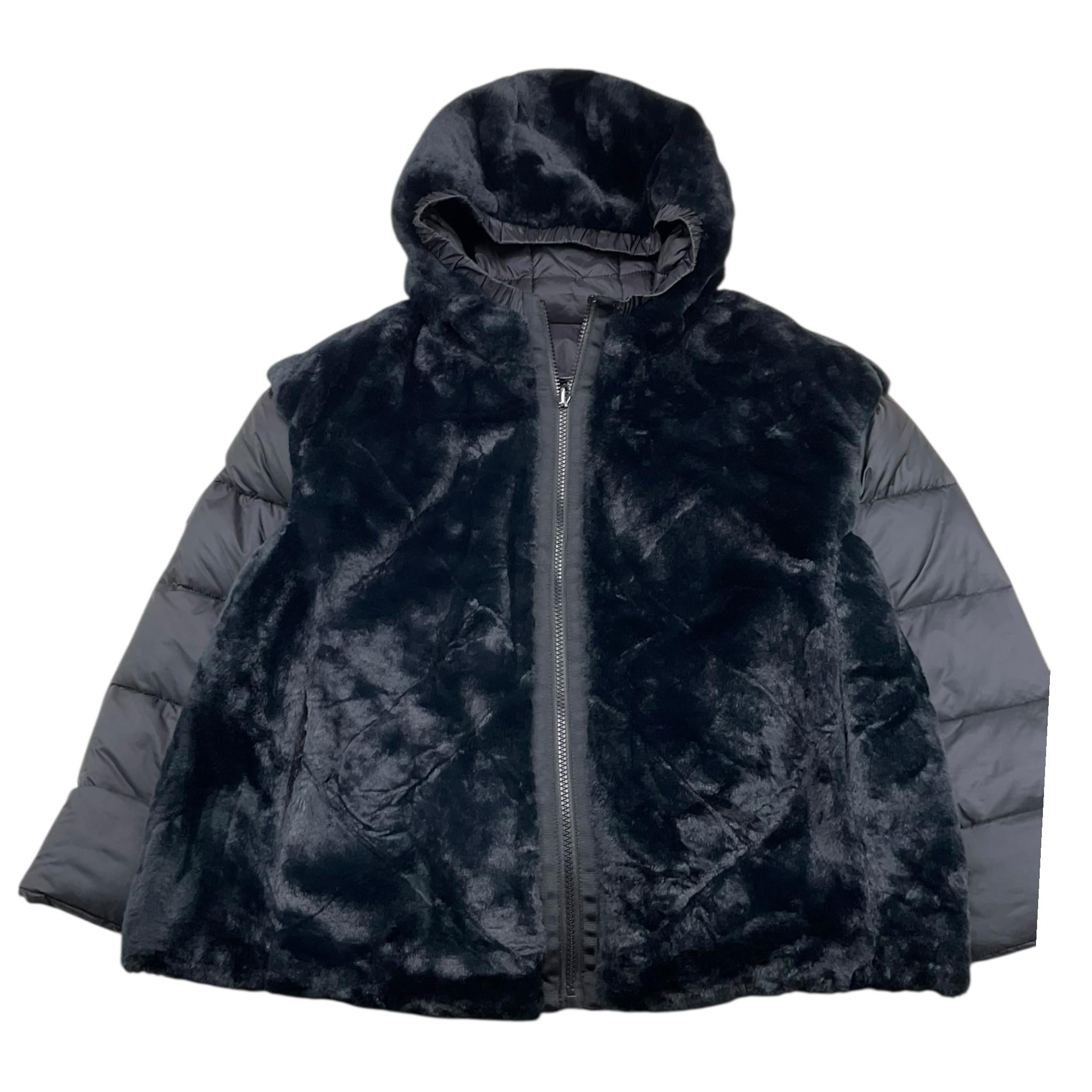 REFRIGUE giubbino reversibile tinta unita con cappuccio Nero per Bambina 2841O00003 NERO REFRIGUE 