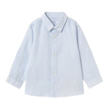 Mayoral Camicia Manica Lunga Tinta Unita per Neonato 1116X AZZURRO MAYORAL 