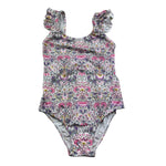 Saint Barth Costume Intero Stampa Fantasia per Bambina TILDA BIANCO SAINT BARTH 