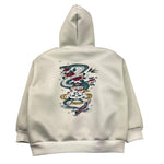 JOHN RICHMOND felpa chiusa con cappuccio tinta unita Panna per Bambino RBA25172FE PANNA JOHN RICHMOND 