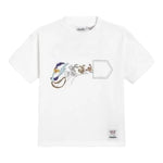 DIADORA t-shirt girocollo tinta unita stampa looney tunes Bianco per Bambino 502180949 BIANCO DIADORA 