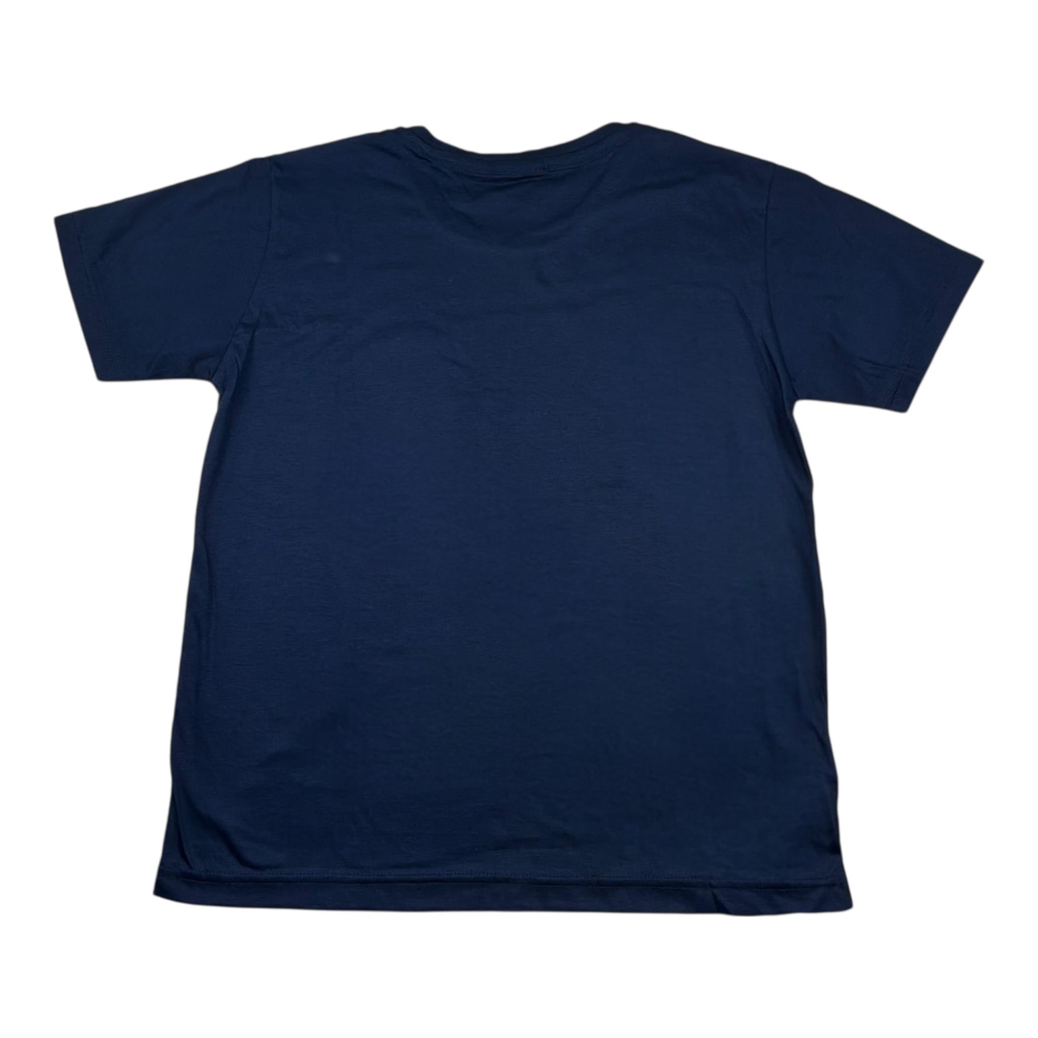 Emanuel Pris T-Shirt Girocollo Tinta Unita per Bambino ETS3136R BLU EMANUEL PRIS 