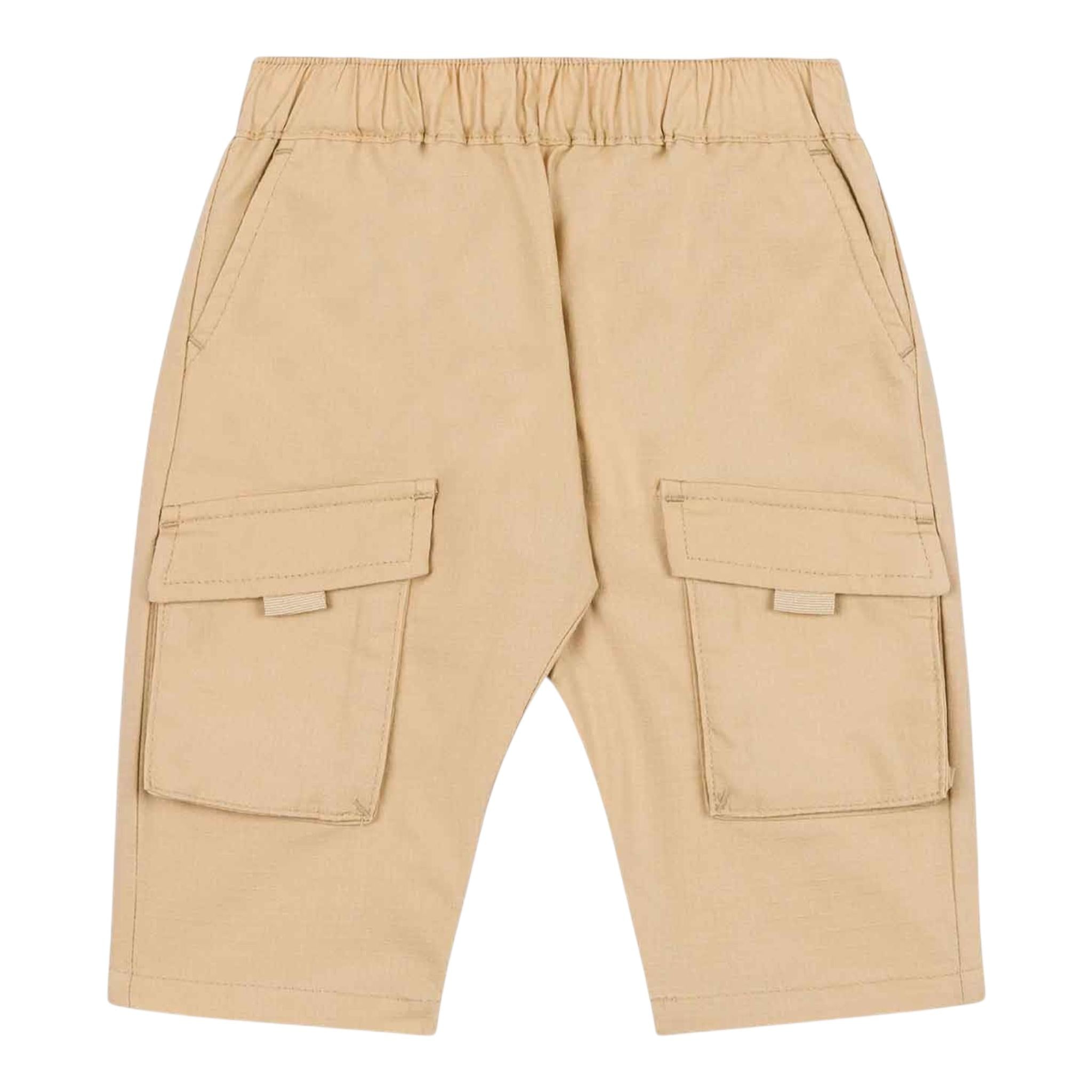 Moschino Pantalone Tinta Unita con Elastico In Vita per Neonato MUP05D BEIGE MOSCHINO 