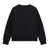 GUESS felpa chiusa girocollo tinta unita con stampa logo Nero per Bambina J4BQ04KAV34 NERO GUESS 