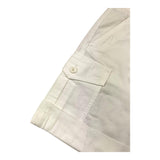 Moncler Short Tinta Unita Con Tasche America Bianco Per Bambina