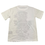 JOHN RICHMOND t-shirt girocollo tinta unita con stampa in contrasto Bianco per Bambino RBA25190TS BIANCO JOHN RICHMOND 