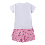 Sarabanda Completo 2 Pezzi T-Shirt-Short  per Bambina 0B2533 BIANCO SARABANDA 