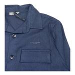 camicia manica lunga tinta unita PP4075 BLU PAOLO PECORA 