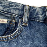 Calvin Klein Bermuda In Denim Tinta Uinita con Tasconi per Bambino IB0IB02430 BLU CALVIN KLEIN 