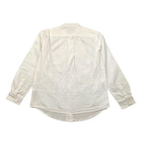 Woolrich Camicia Tinta Unita Con Collo Coreano Bianco Per Bambino