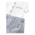 Mayoral Completo 2 Pezzi Camicia-Bermuda Bicolore per Neonato 1211 BIANCO/AZZURRO MAYORAL 