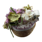 Raffaella Borsa In Paglia Tinta Unita con Applicazioni per Bambina PAGLIA GIALLO RAFFAELLA 