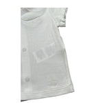 Le Bebe T-Shirt Tinta Unita con Colletto per Neonata LBG5835 BIANCO LE BEBE 