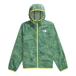 The North Face Giubbino Tinta Unita con Stampa Zip E Cappuccio per Bambino NF0A8ANM64T VERDE THE NORTH FACE 