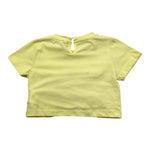 M+E' T-Shirt Tinta Unita con Applicazione Fiocco per Neonata UE1747N GIALLO M+E' 