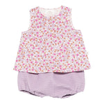 Teddy E Minou Completo 2 Pezzi Camicia-Culotte per Neonata E25CP045C4131 LILLA TEDDY E MINOU 