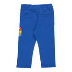 DOLCE & GABBANA pantaloni tuta tinta unita con stampa in contrasto Blu per Neonato L1JPDK BLU DOLCE & GABBANA 