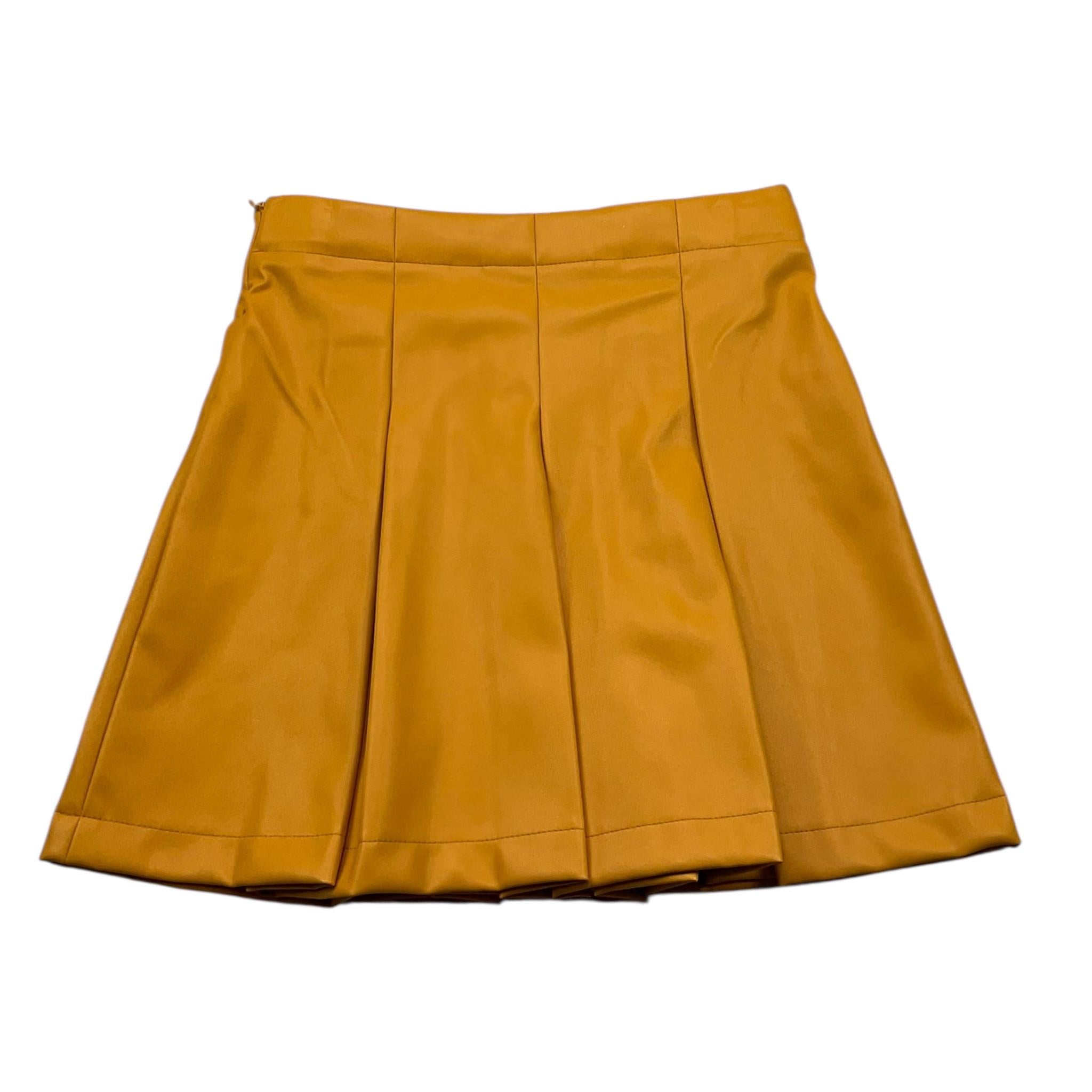 DIXIE gonna tinta unita in ecopelle Giallo per Bambina GB14200G56 GIALLO DIXIE 