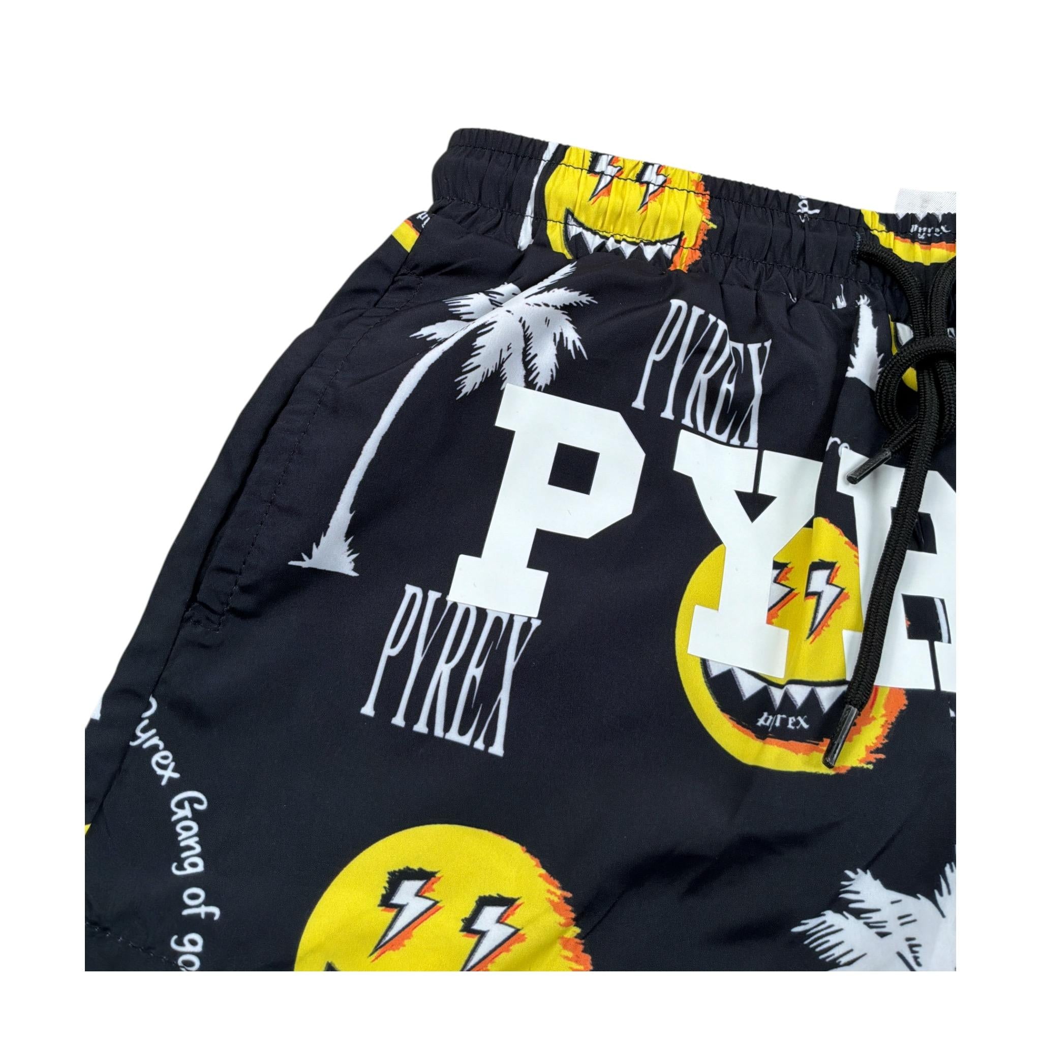 Pyrex Costume tinta unita con Stampe Nero per Bambino 031396 NERO PYREX 