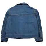 Moschino giubbino Manica Lunga In Denim Tinta Unita per Bambino HUS05L BLU MOSCHINO 