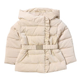 LIU JO giubbino tinta unita con zip e cappuccio Avorio per Neonata KF3066 AVORIO LIU JO 