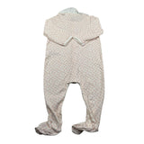 Petit Bateau Tutina Manica Lunga Stampa Fantasia Panna per Neonata A09G701070 PANNA PETIT BATEAU 