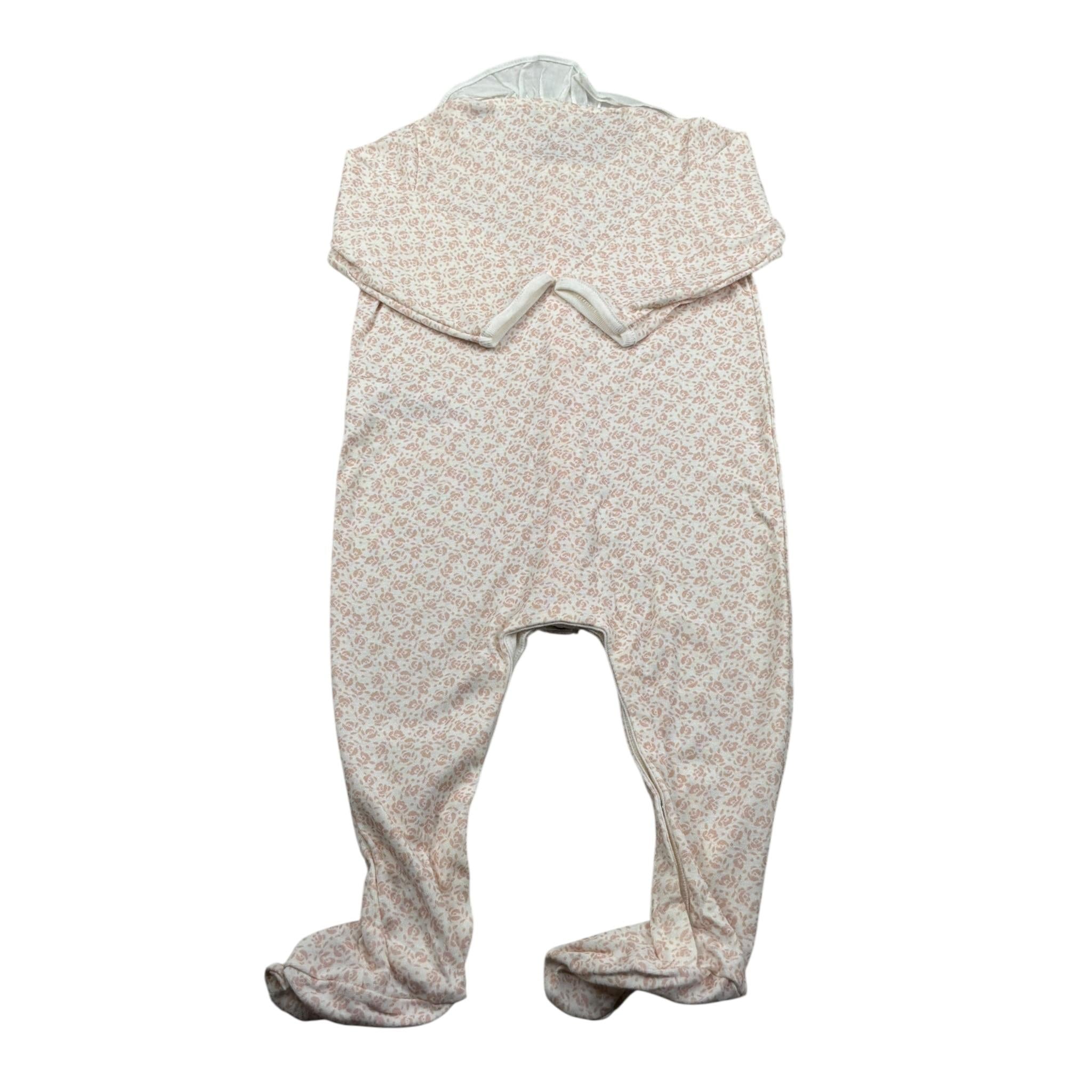 Petit Bateau Tutina Manica Lunga Stampa Fantasia Panna per Neonata A09G701070 PANNA PETIT BATEAU 