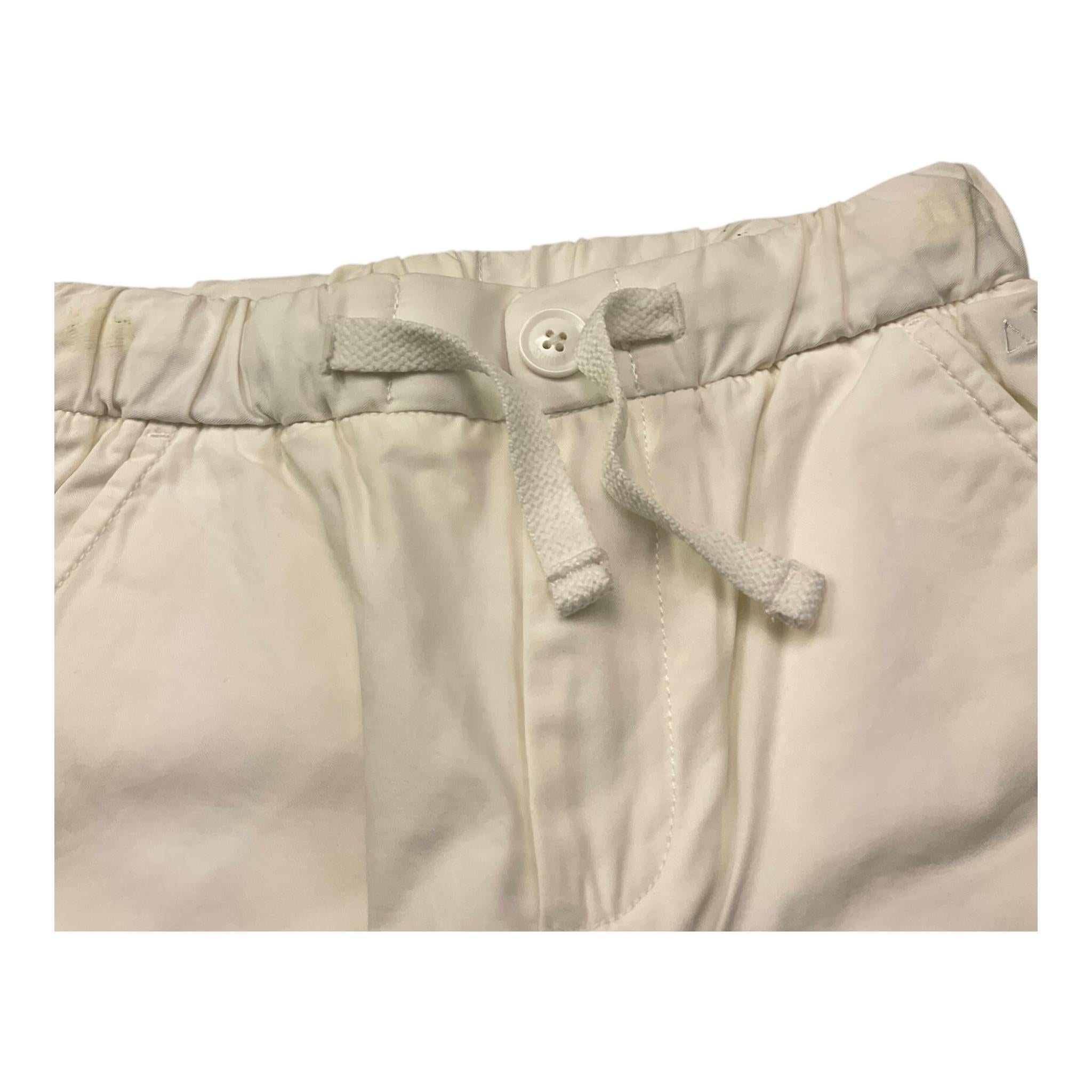 Sun68 Bermuda Tinta Unita con Elastico In Vita per Bambino CPB35306 PANNA SUN68 