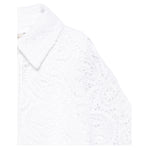 Twinset Set Camicia-Canotta tinta unita Traforata Bianco per Bambina 251GJ2QR0X BIANCO TWINSET 