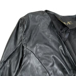 J'Aime' Giubbino In Ecopelle tinta unita Nero per Bambina 4917G NERO J'AIME' 