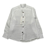 Siviglia Camicia Manica Lunga Tinta Unita con Collo Coreano per Bambino SVJSH17196 BIANCO SIVIGLIA 