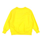 ELISABETTA FRANCHI felpa chiusa girocollo tinta unita con logo Giallo per Bambina EFFE132X GIALLO ELISABETTA FRANCHI 