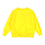 ELISABETTA FRANCHI felpa chiusa girocollo tinta unita con logo Giallo per Bambina EFFE132X GIALLO ELISABETTA FRANCHI 