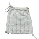 Wedoble Sacca Accessori Tinta Unita per Neonata V2401360A BIANCO WEDOBLE 