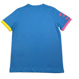 U.S. Polo Assn T-Shirt Girocollo Tinta Unita con Logo per Bambino US41554004 AZZURRO U.S. POLO ASSN 