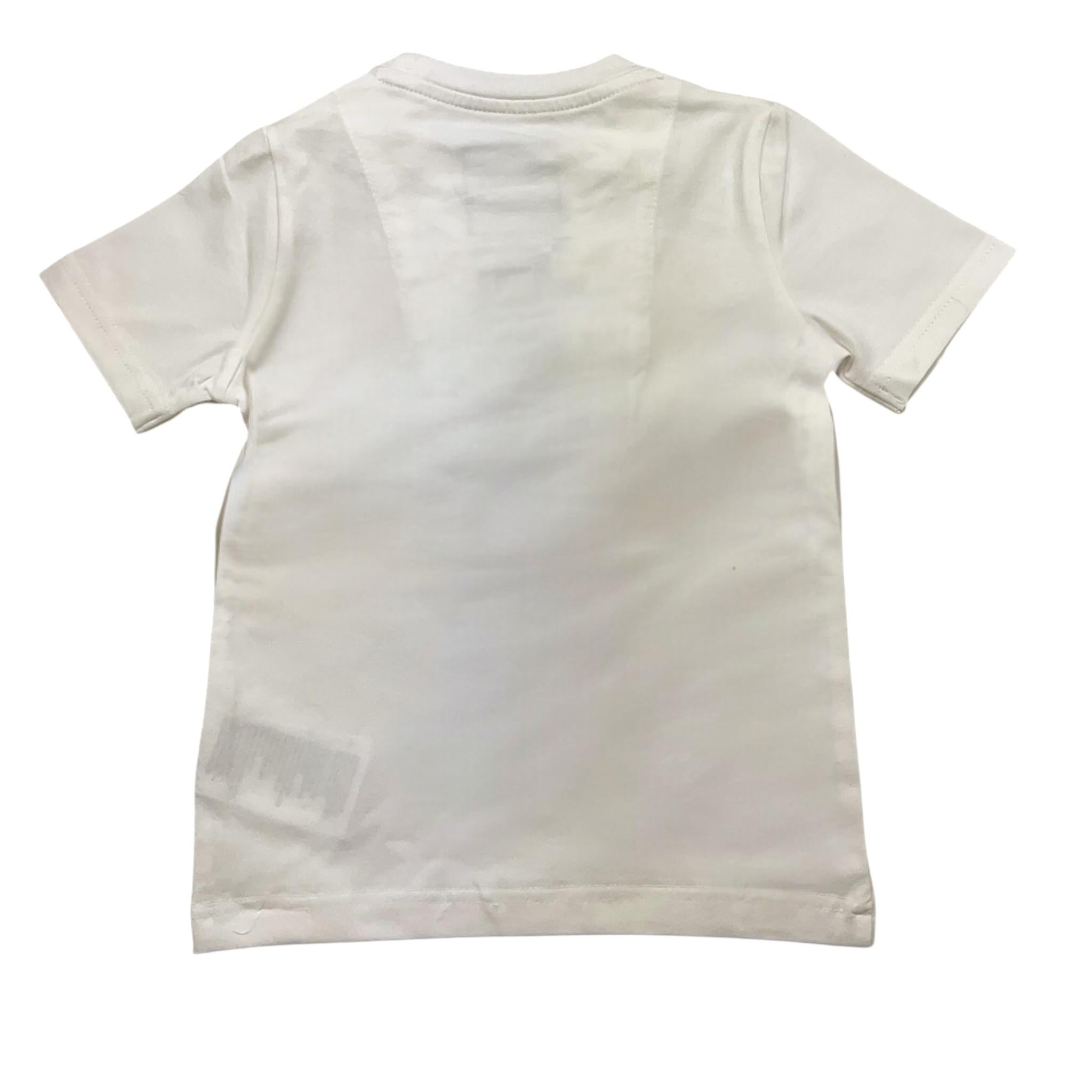 AERONAUTICA MILITARE t-shirt girocollo tinta unita con stampa Bianco per Neonato 242TS0001AJRJ6644N BIANCO AERONAUTICA MILITARE 