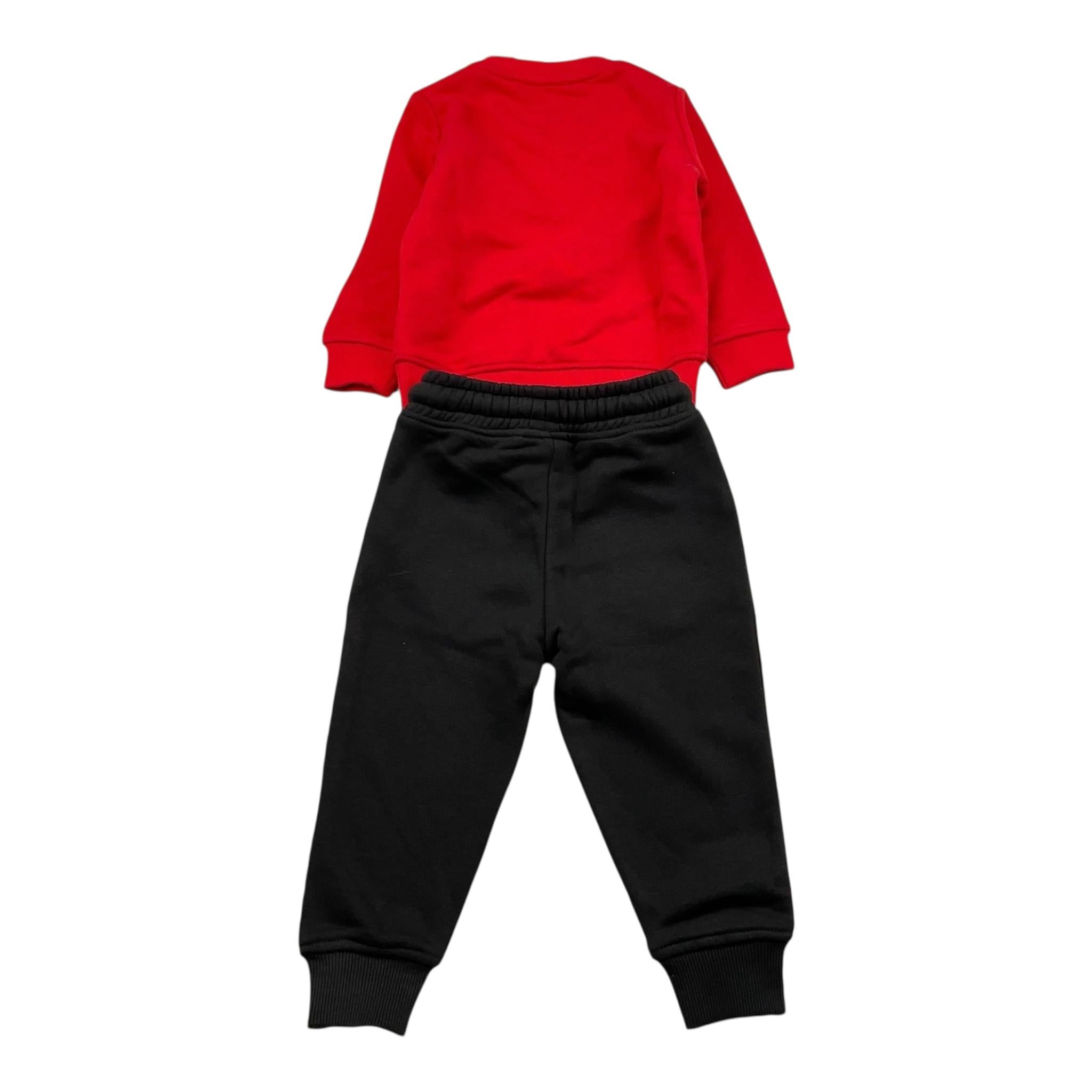 John Richmond Completo 2 Pezzi Felpa-Pantalone per Neonato RIA24067CFX ROSSO/NERO JOHN RICHMOND 