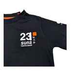 Suns T-Shirt Girocollo tinta unita con Logo Nero per Bambino TSS5108U NERO SUNS 