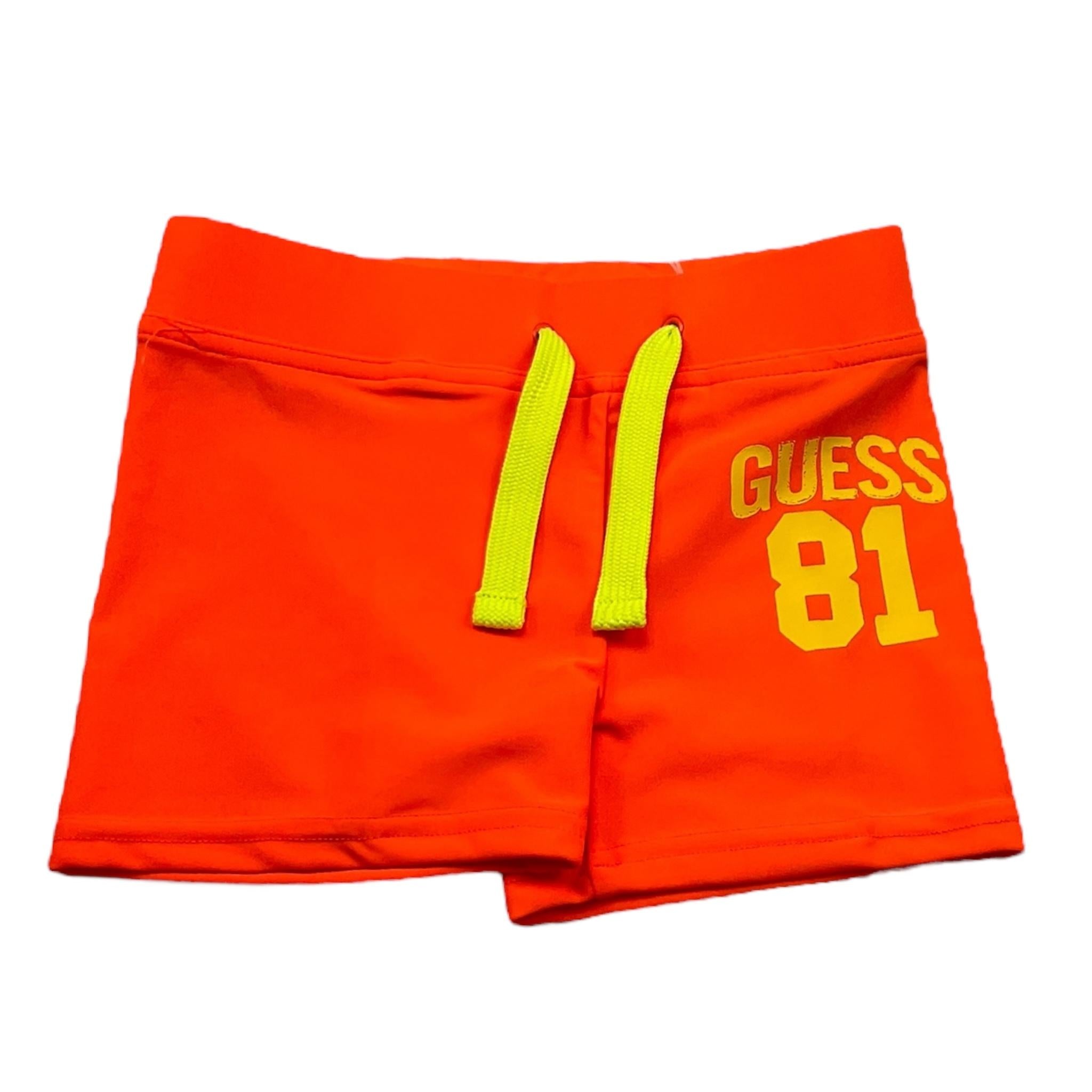 Guess Costume Tinta Unita con Stampa per Bambino I5GZ03MC052J ARANCIONE GUESS 