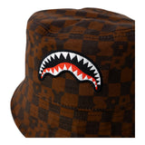 Sprayground Cappello Modello Pescatore Bicolore con Fantasia per Bambino SP14998BRW MARRONE/NERO SPRAYGROUND 