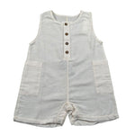 Play Up Pagliaccetto Giromanica Tinta Unita per Neonato PA011AQ11501 PANNA PLAY UP 