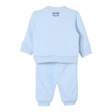 KENZO completo 2pz tinta unita felpa-pantalone Azzurro per Bambino K60515J AZZURRO KENZO 