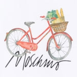 Moschino Abito Mezza Manica Tinta Unita con Stampa per Neonata MDV0CNX BIANCO MOSCHINO 