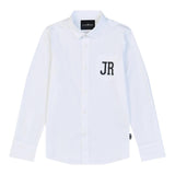 John Richmond Camicia Tinta Unita con Logo per Bambino RBP25028CA BIANCO JOHN RICHMOND 