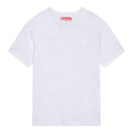 Diesel T-Shirt Girocollo Tinta Unita con Logo per Bambino J02276 BIANCO DIESEL 